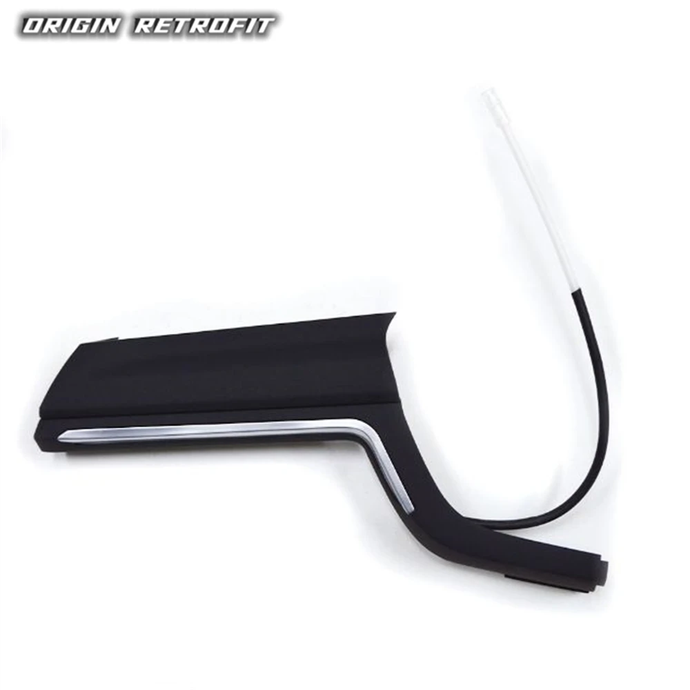 for Audi A4 B9 dashboard ambient light trim light bar center console ambient light matte black piano paint