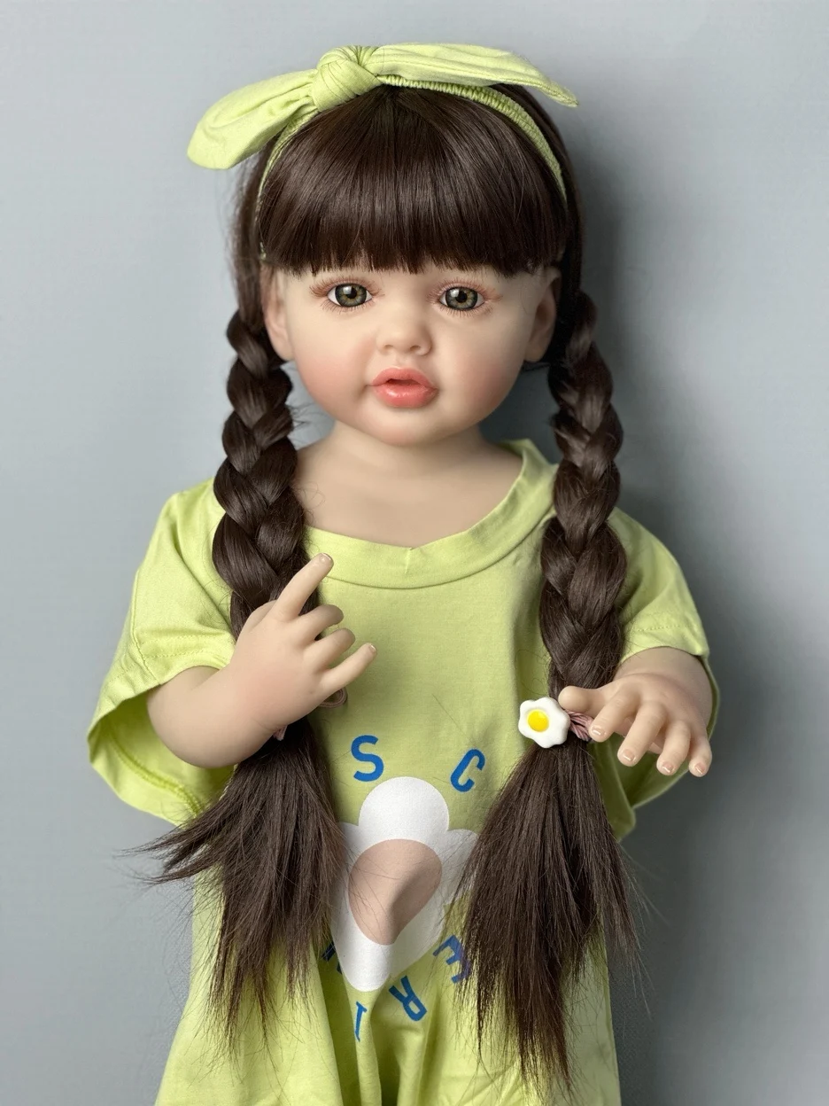 BZDOLL Реалистичная кукла-реборн 55 см (22 дюйма), девочка-принцесса, полностью мягкий виниловый корпус, подарок на день рождения