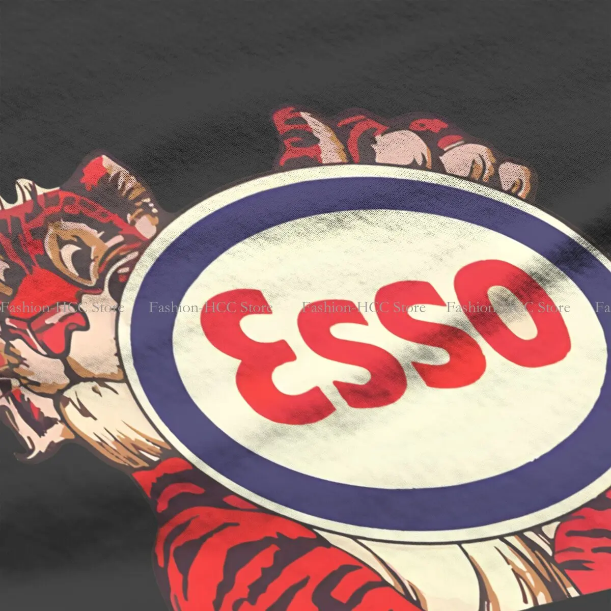 Picture 4: Esso O Neck Polyester TShirt Tiger Basic T Shirt Woman's Clothes Individuality