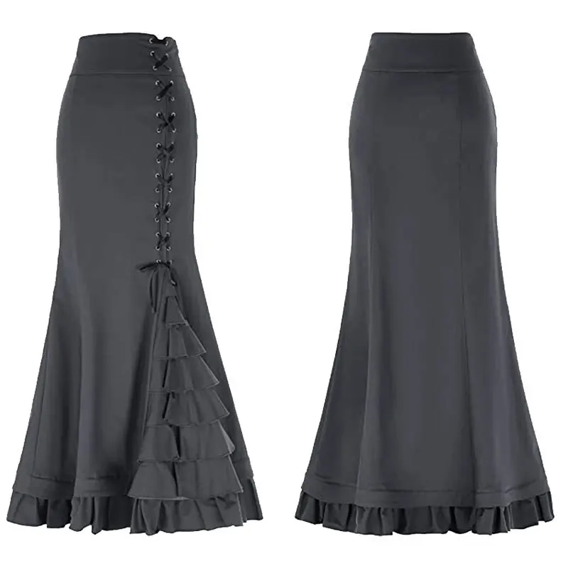 Women's plus Size St Punk Mermaid Skirt Fi Tail loween Cosplay Costume Ethnic Stage Wear Spring  Faion Trend