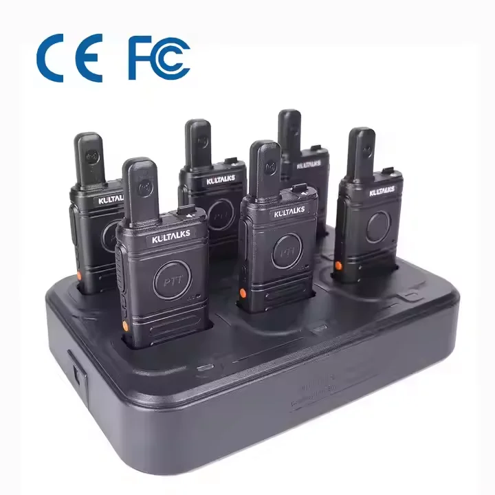 

Kultalks KT20 UHF CE FCC 1 Km Range PMR 466 PRM Walkie Talkie System 6 Pack Chinese FRS Two Way Radio S028
