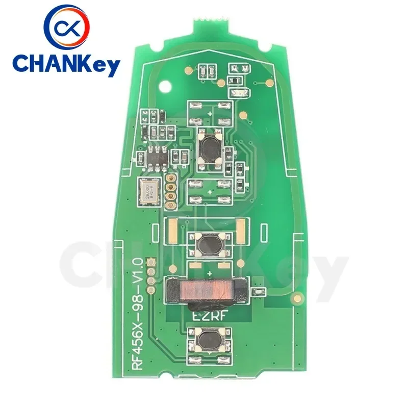 CHANKey 433Mhz chiave intelligente a distanza per auto per HYUNDAI Tucson IX35 Accent Veloster Sonata Solaris SantaFe Verna I45 I30 SVI-MDFEU03