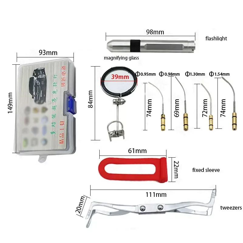 Locksmith Car Repair Lighting Tool Fiber Optic Lamp For Narrow Gap Illumination