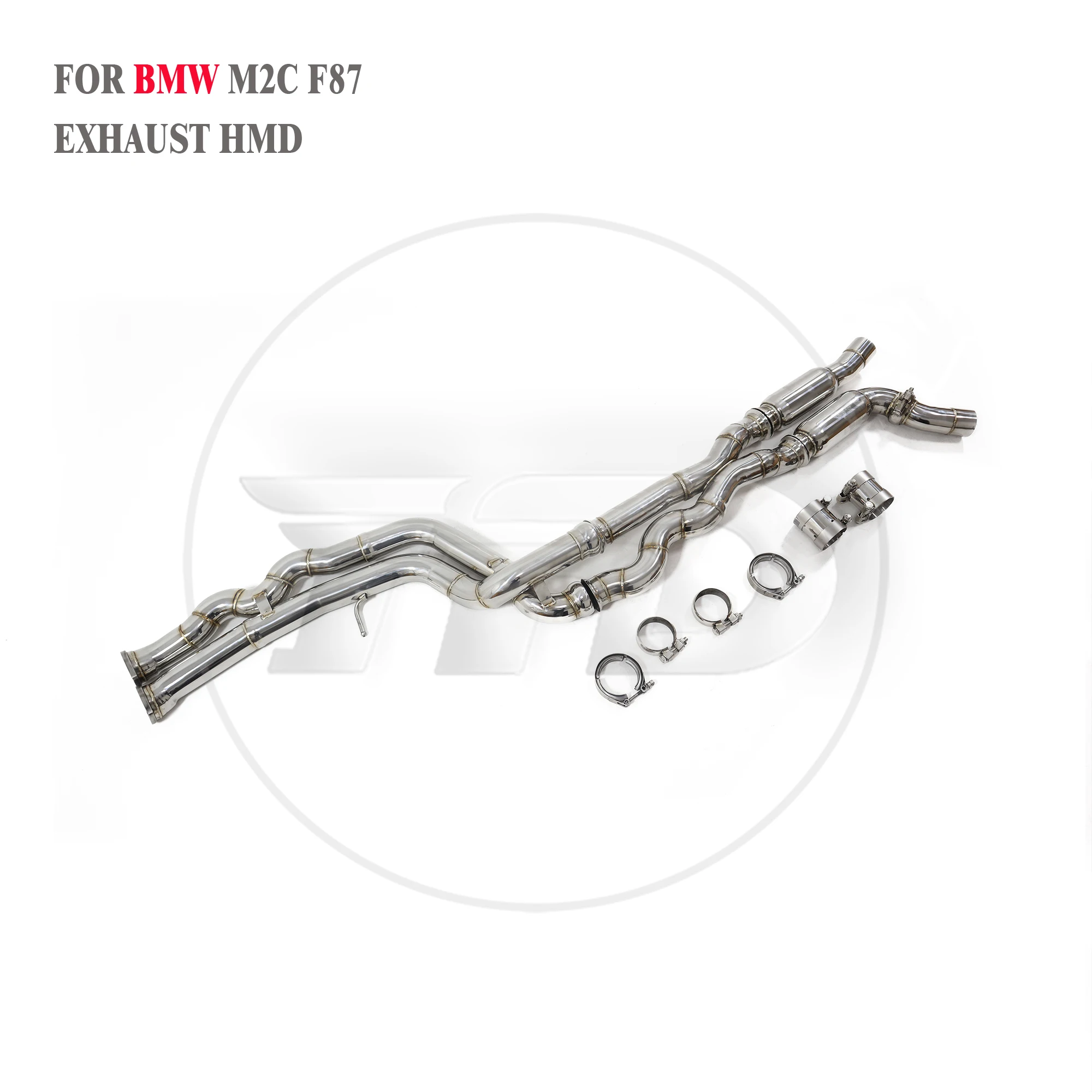 

HMD Exhaust System For BMW M2C F87 Exhaust Equal Length Midpipe Stainless Steel Exhaust Twisted Design