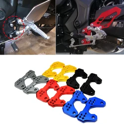 For YAMAHA YZF R3 ABS 2020 2021 R25 MT25 MT 03 MT03 Motorcycle Adjustable Base Foot Pegs Rear Foot Peg Mount Bracket 2016 2017