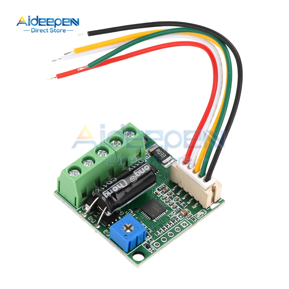 3.5a 100w pwm bldc trifásico dc sem escova hall módulo controlador de velocidade do motor 6v-24v regulador de velocidade interruptor regulador de controle