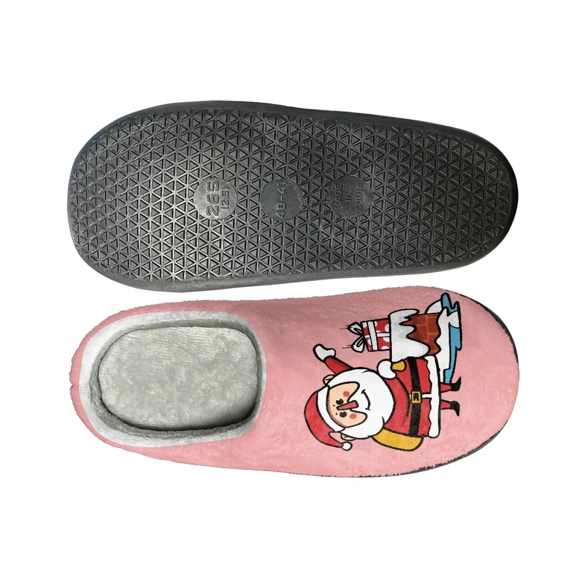 Dropshipping Winter Cotton Slippers Non-Slip Floor Indoor Women's Slides Casual Comfortable Men Bedroom Slippers Christmas Gifts