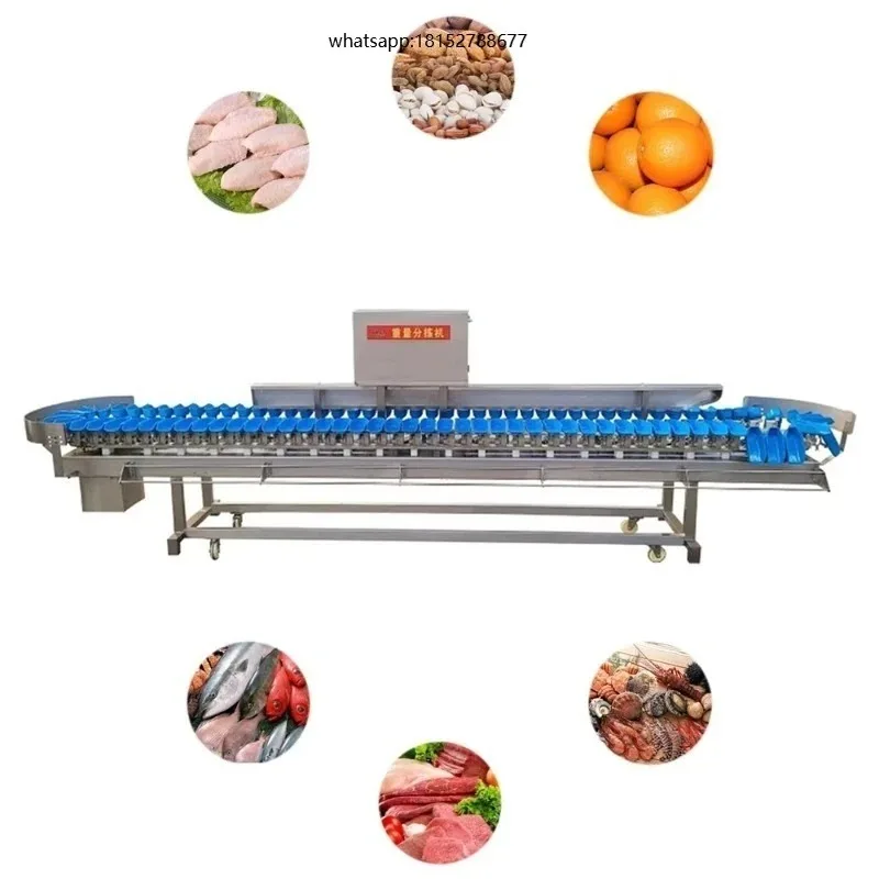 High-efficiency Industrial Automatic Classifier Fruit Sorter and Weight Grading Machine