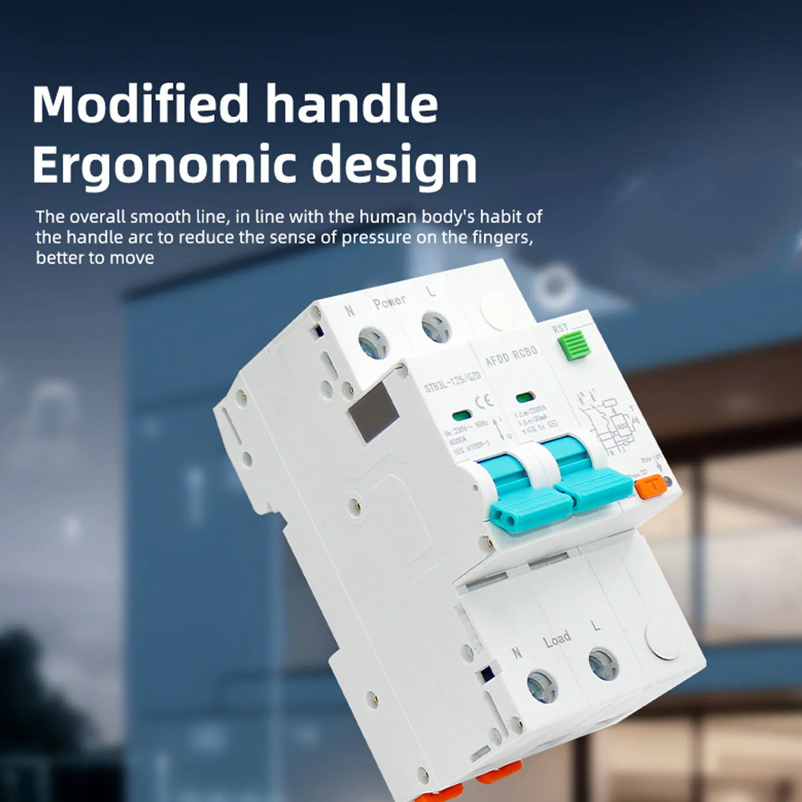 AFDD Arc Fault Protector Device Effective Disconnect Professional AFDD Circuit Breaker Leakage Proof for Lighting Distribution