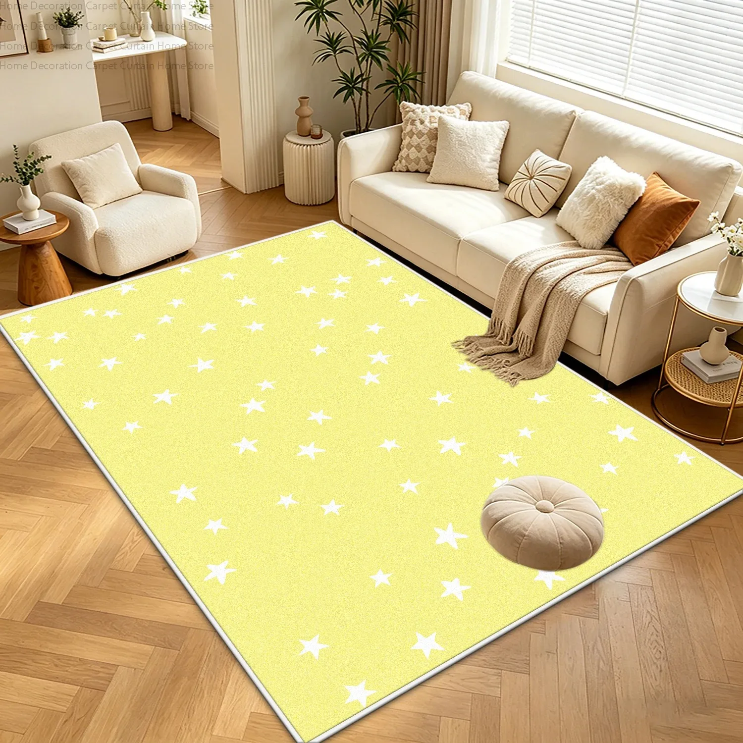 Solid Color Minimalism Plain Carpet for Living Room Large Area Rugs Soft Fluffy Non-slip Washable Floor Mat Bedroom Baby Bedside
