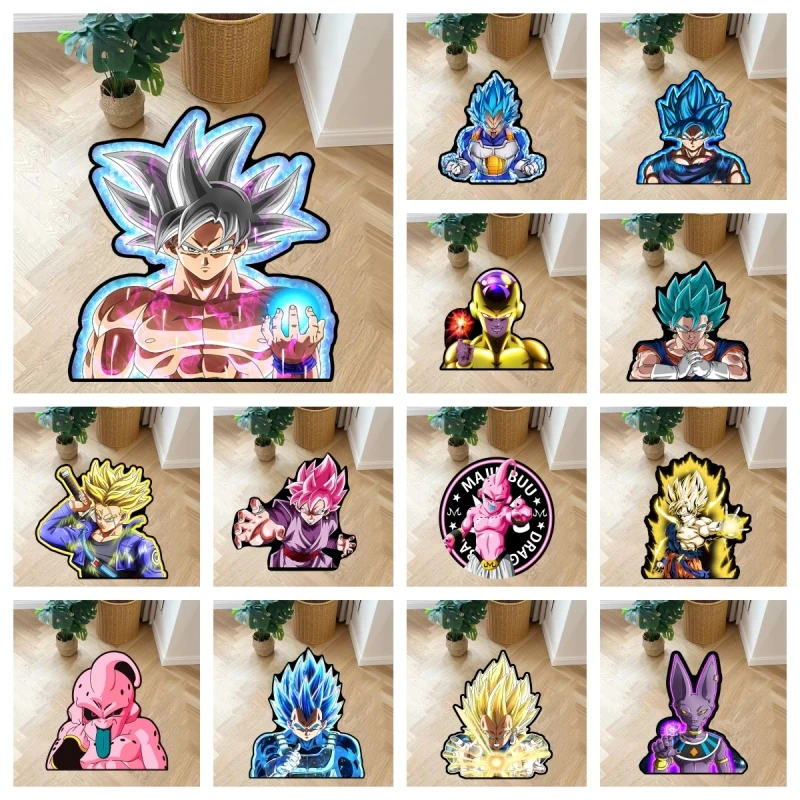

26 Designs Dragon Ball Irregular Carpets Decorative Non-slip Mats Rus Blanket for Kitchen Bedroom Livingroom Floor E-sports Room