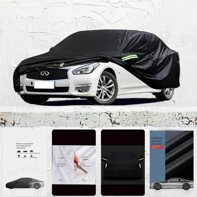 

For-infiniti-q70l-fit-Outdoor-Protection-Full-Car-Covers-Snow-Cover-Sunshade-Waterproof-Dustproof-Ex