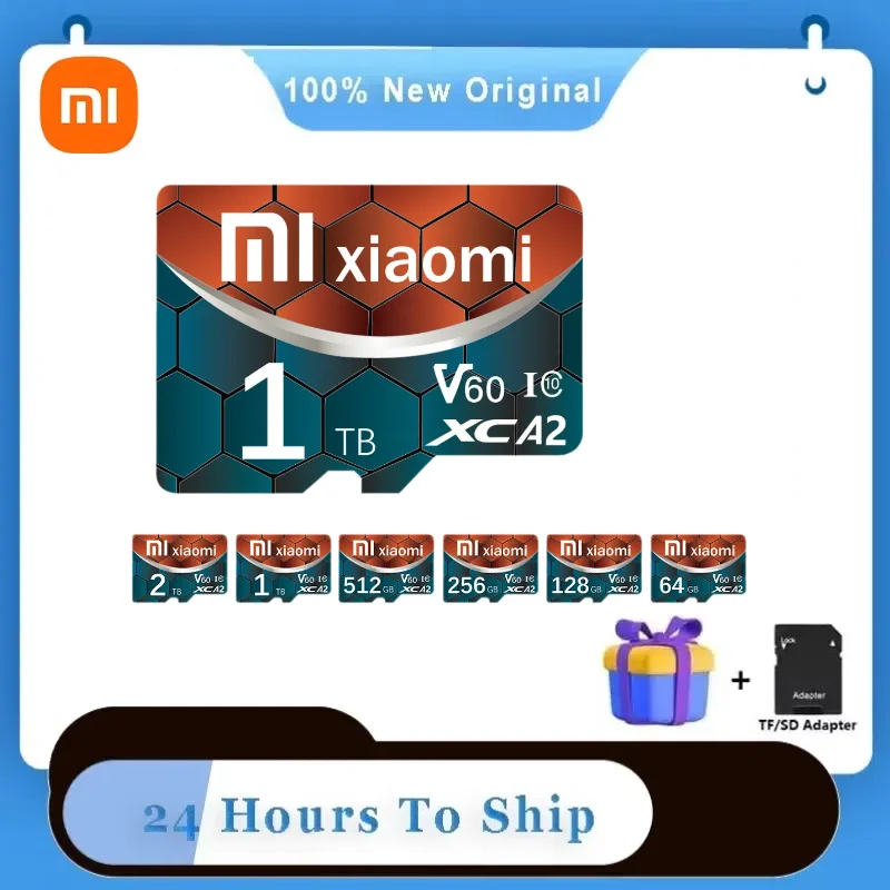 Xiaomi Micro TF Card 2TB High Speed SD 1TB TF SD Memory Card 128GB Flash TF Card Gift For Tablet Computer Camera Psvita Switch