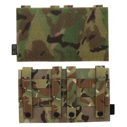 VULPO Tactical Vest Patch Molle Adapter Panel Hook&Loop Converter For Attching ID Patches EDC Tool Bag Pouch