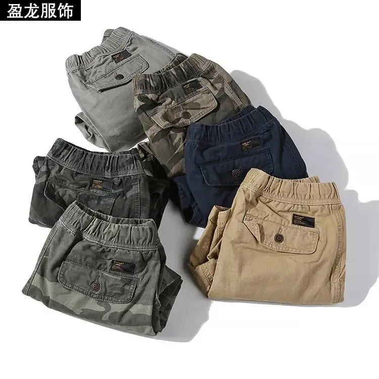 Pantalon Homme New Summer Camouflage Boardshorts Uomo S Casual Elastico Cotone Esercito Cargo Shorts Uomo Streetwear