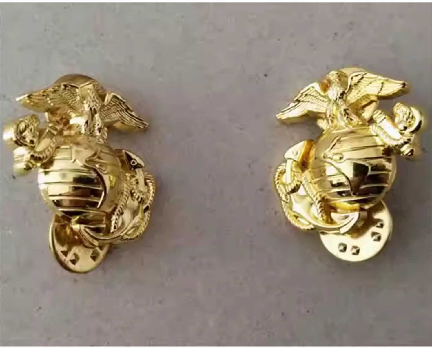 

US Marine Corps Dress Collar in Gold