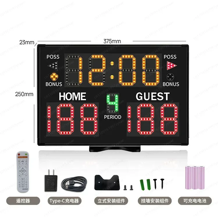 Scoreboard Electronic Portable Led Tennis Basketball With Players Names Snooker Dart Game Machine Swimming Wifi Scoring Board