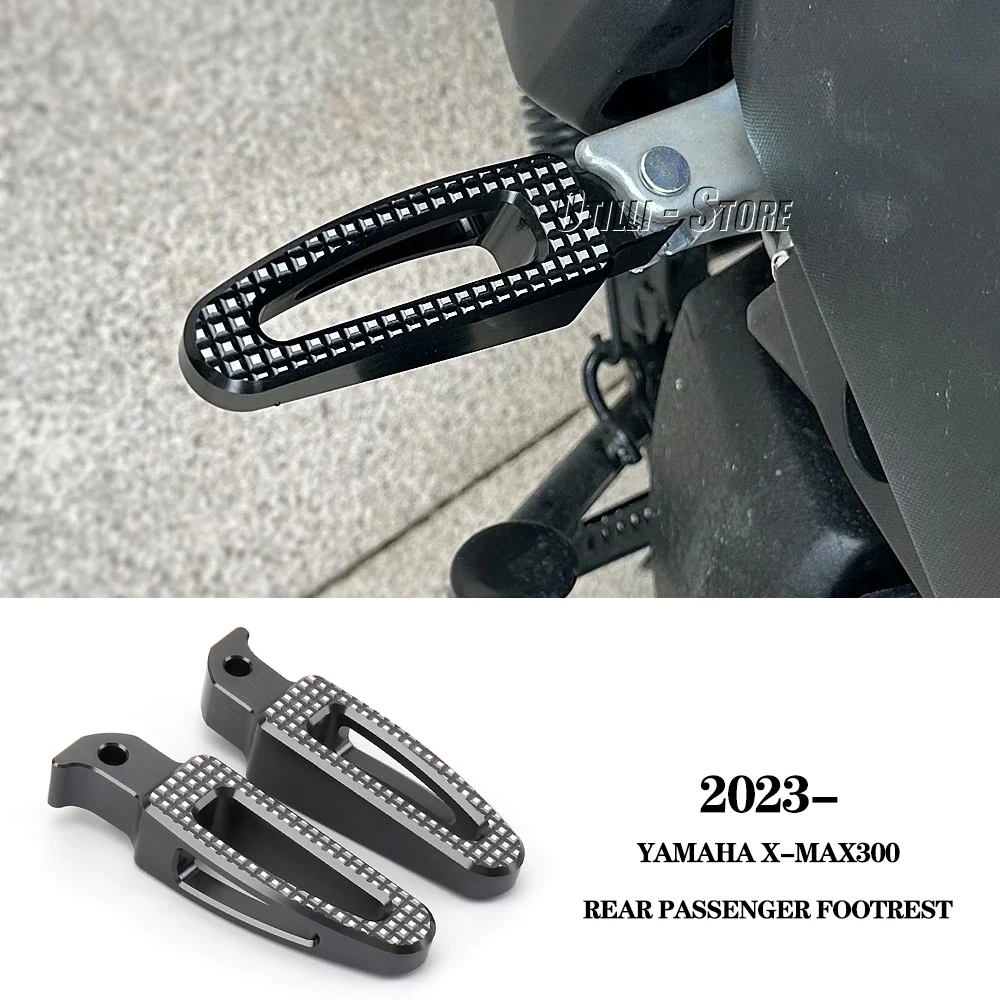 

New Rear Passenger Foot Pegs For Yamaha X-MAX300 X-MAX XMAX 300 Bracket Footrests Footpegs XMAX300 Foot Rests Accessories