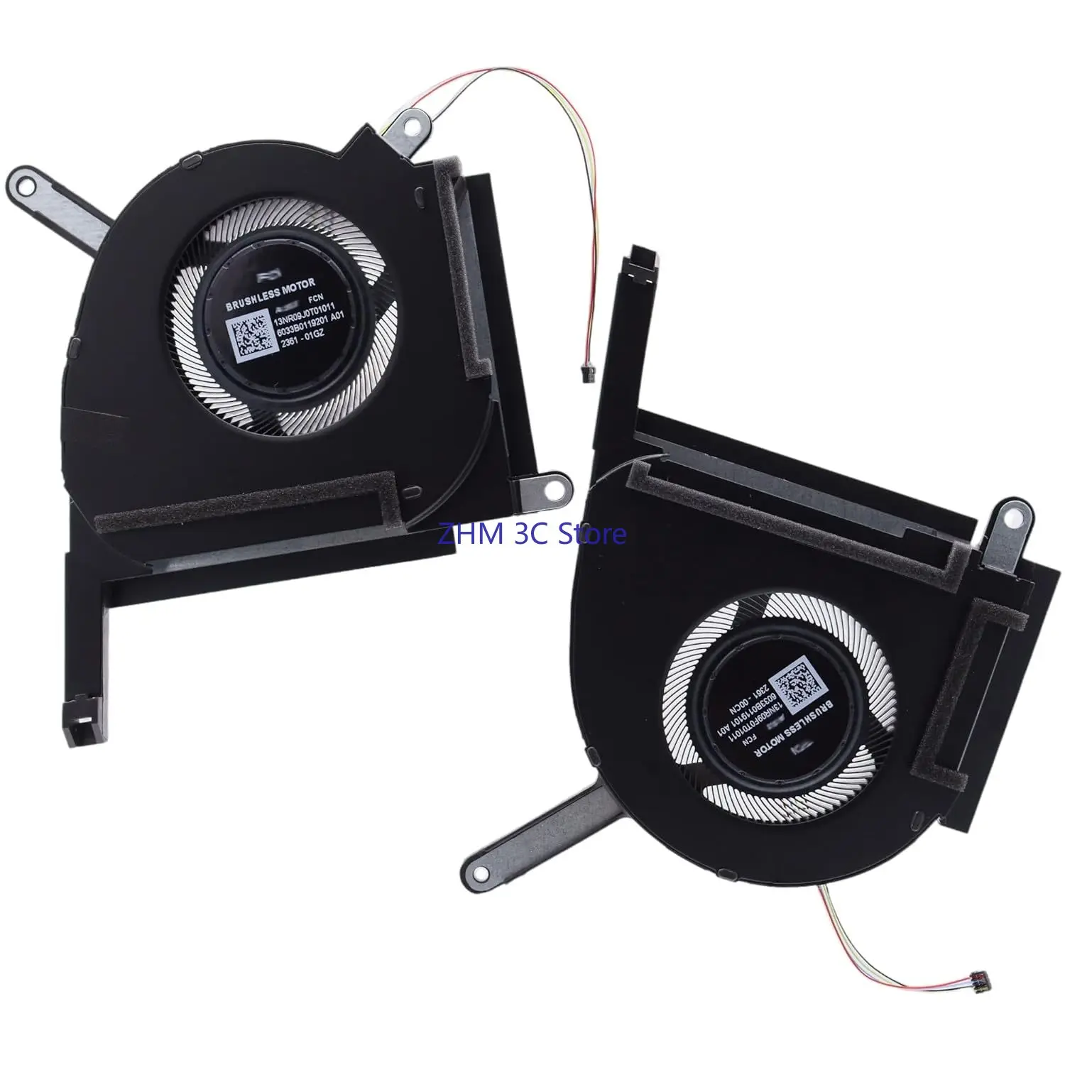 CPU GPU Cooling Fan Graphics Fan Replacement for ASUS FX507 FA507 FX707 FA707 FA507RF FA507RC FX507ZM-ES74 FA507NU-DS74