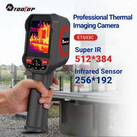 TOOLTOP ET693C 256*192 Handheld Thermal Camera 8G Storage 1080P Visible Fusion Professional Electrical Repair Thermal Imager