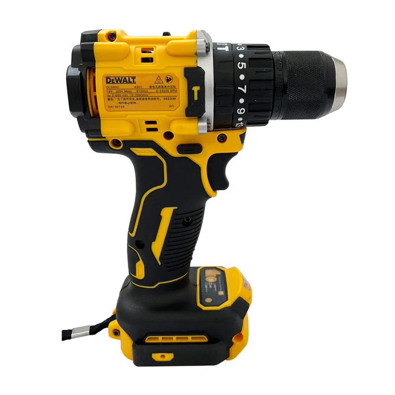 ديوالت DCD800 2000 دورة في الدقيقة مثقاب كهربائي لاسلكي 1/2 بوصة مفك كهربائي بدون فرش أداة كهربائية ليثيوم لبطارية ديوالت 20 فولت #5