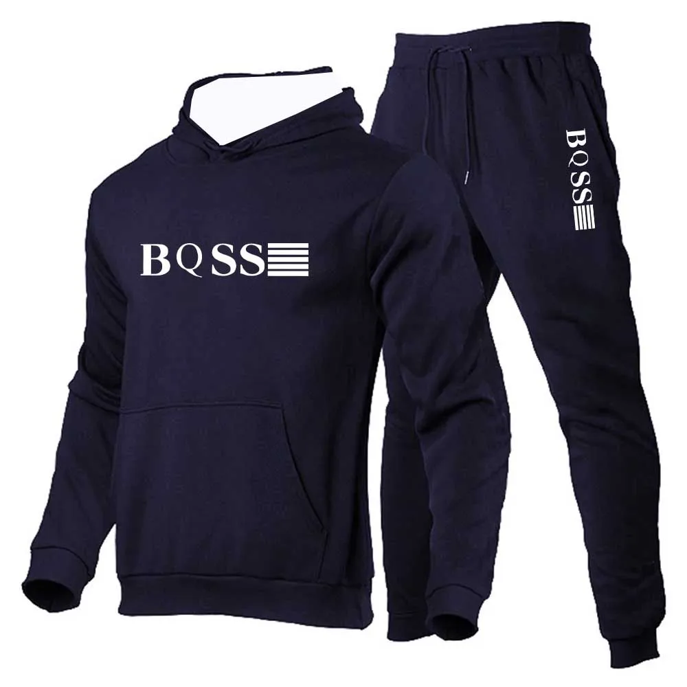 Trajes deportivos Y2K para hombre, chándal de moda, sudaderas con capucha y pantalones, conjuntos de dos piezas, sudaderas informales para correr, pantalones de chándal, ropa para hombre