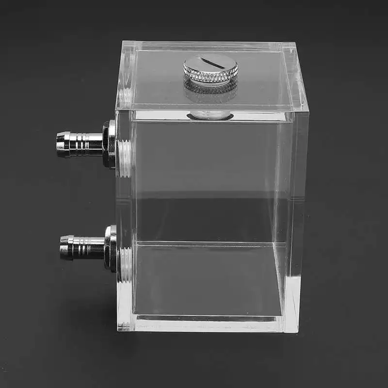 تبريد مياه أكريليك شفاف ، خزان تبريد مياه بالكمبيوتر ، ملحقات نظام تبريد سائل ، خزان كمبيوتر