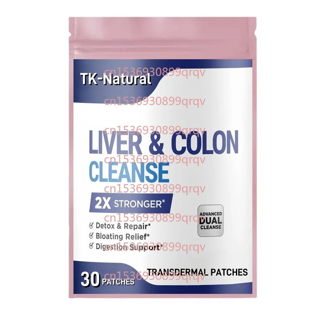

30 трансдермальных пластырей для детоксикации печени и очищения кишечника с расторопшей, для мужчин и женщин