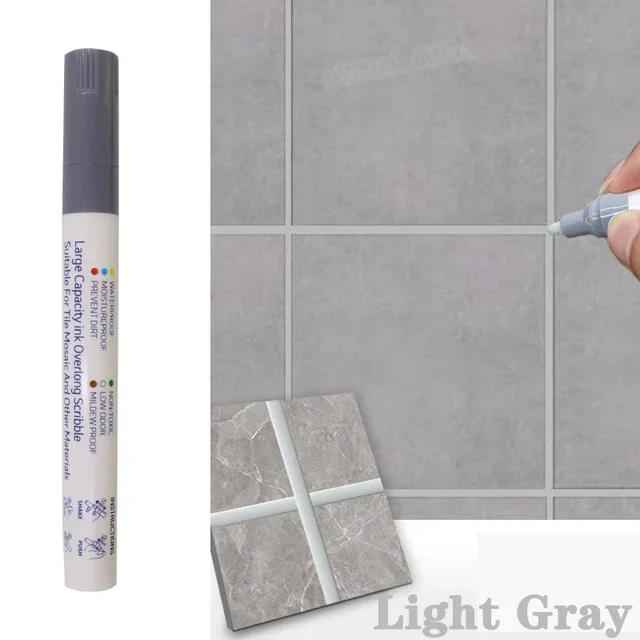 Waterdichte tegelmarkering voegpen muurnaad voor vloer badkamer keuken toilet muurnaad reparatie zwart wit goud zilver beige