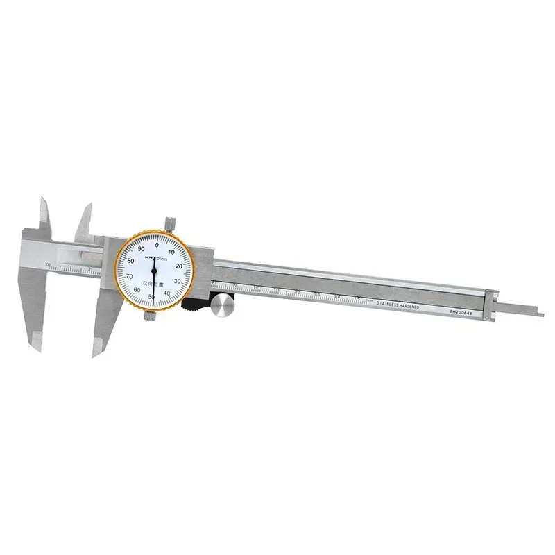 SHAHE 0.01mm Dial Caliper Vernier Gauge Micrometer Shock Proof Dial Vernier Caliper Steel Dial Gauge Vernier Caliper