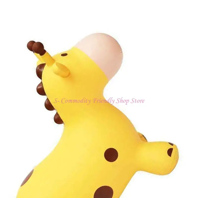 

85AE Toddler Swimming for Kids1-3 Year Old Beach Inflatable Jumping Giraffe Toy
