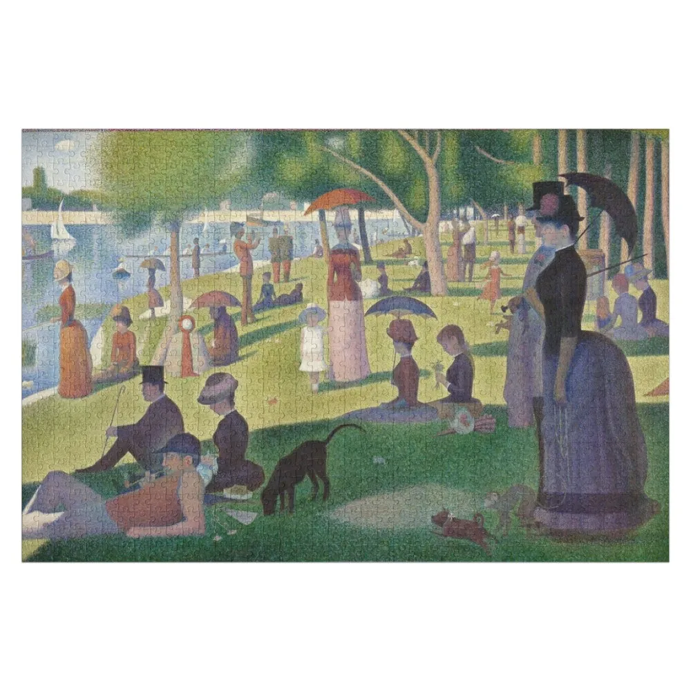 

Georges Seurat - Sunday Afternoon Jigsaw Puzzle Custom Name Wood Jigsaw Pieces Adults Puzzle