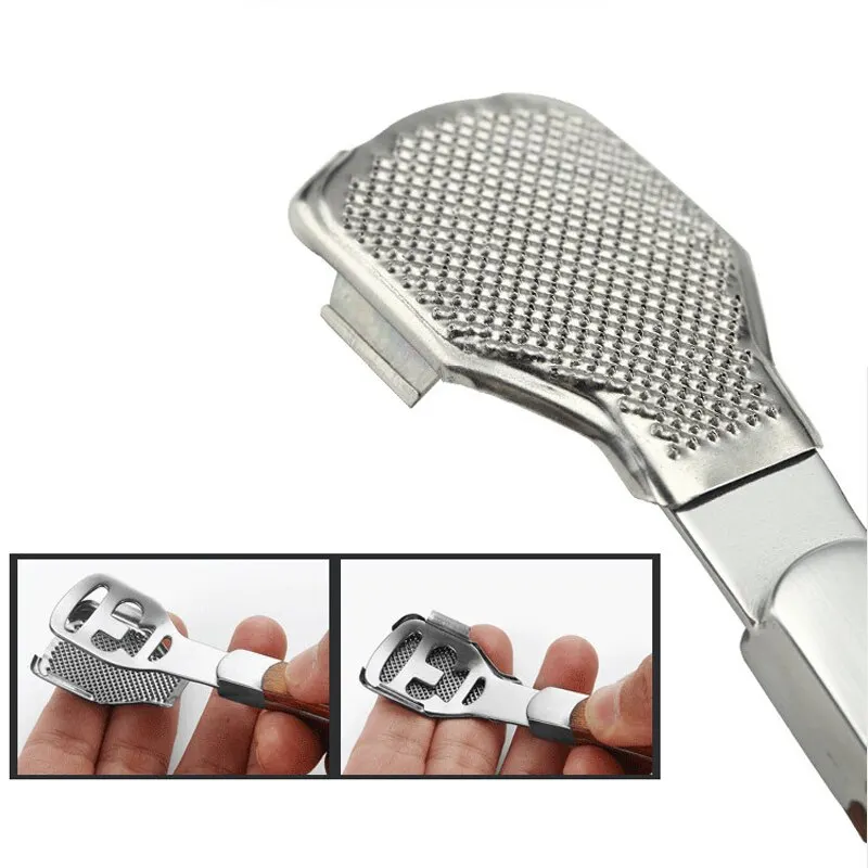 جهاز حلاقة الجلد والقدم ومزيل الكالس من الفولاذ المقاوم للصدأ أداة العناية بالجلد والقدم أداة قطع بشرة الذرة