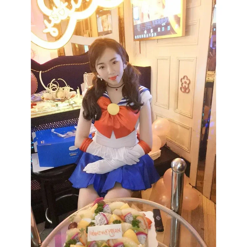 Usagi tsubkino disfraz de anime para fiesta de Halloween, disfraz de talla grande para niño y mujer adulta