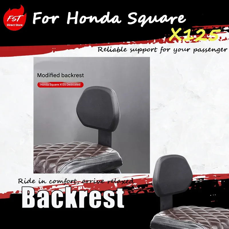 For the accessory of the rear support cushion for the back seat of the SquareX125 specially modified model