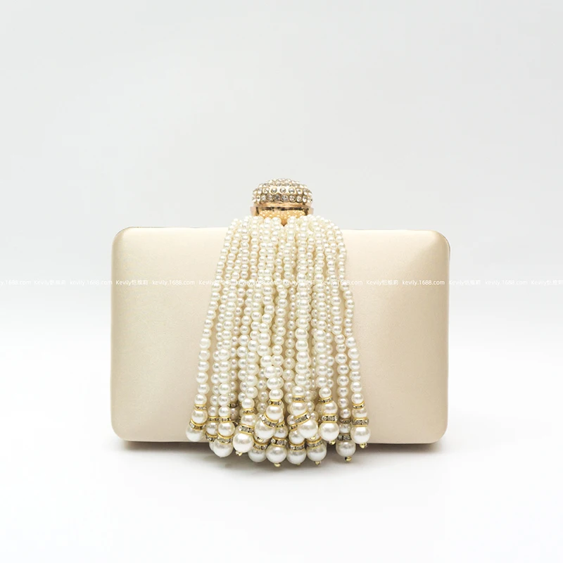 Clutch Bag For Women Pearl Bead Luxury Ins Fashion Women Handbag Dinner Evening Bag Party Summer