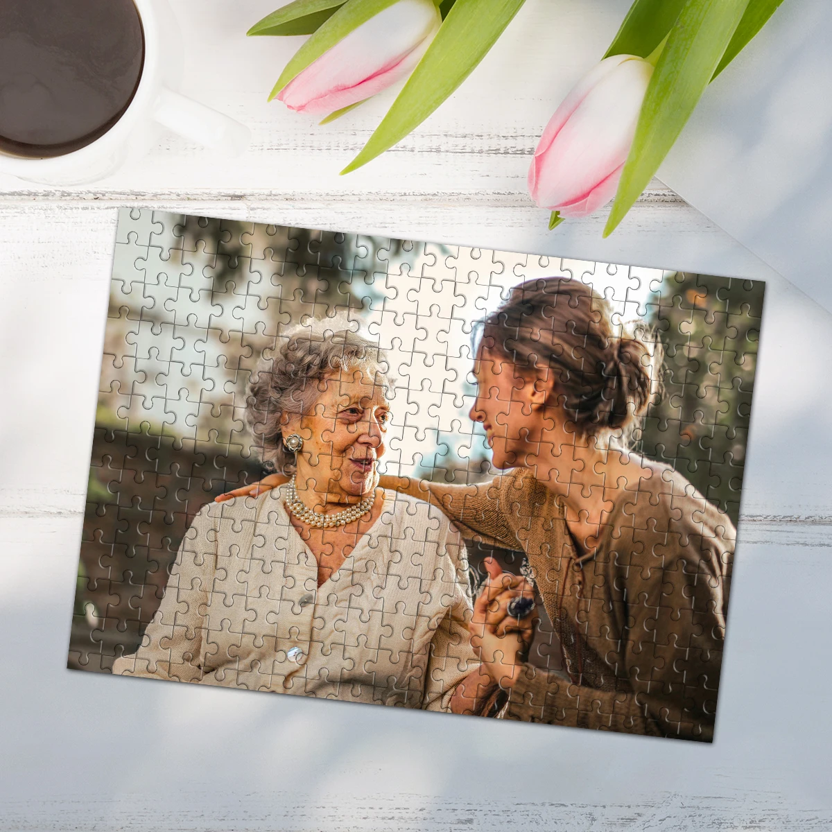 35/300/500/1000pcs Personalized Custom Photo Puzzle family photo DIY Photo Puzzle Portrait Handmade Birthday Gift
