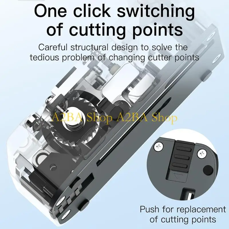 

Универсальный скалыватель волокна A2BA для кабелей 0,25 мм, 0,9 мм, 3,0 мм с точной маркировкой шкалы