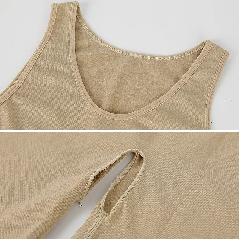 Men Full Body Shaper Underwear Slimming Compression Bodysuit Breathable Tummy Control Shapewear Abdomen Waist Trainer Corset