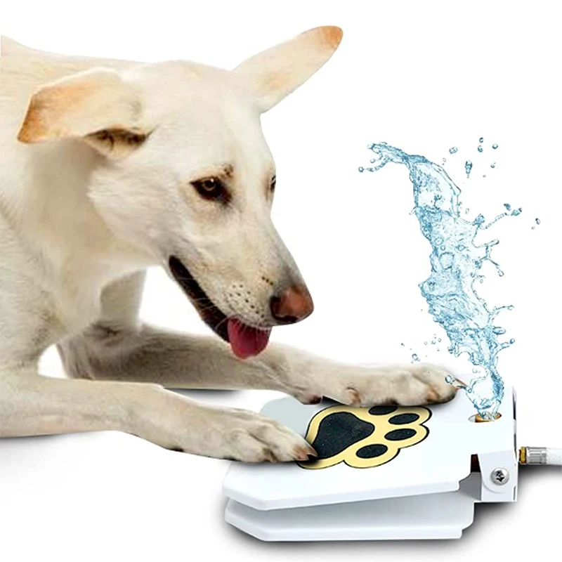 

Outdoor Automatic Dog Water Fountain Dog Paw Step on Toy Activated Drinking Pet Dispenser Provides Fresh Water for Dogs Drinking