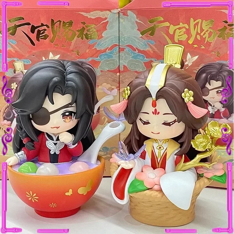 

Подлинные модели Heaven Official's Blessing Festival Групповые портреты Hua Cheng San Lang Xie Lian Shi Qingxuan Mingyi Фигурка