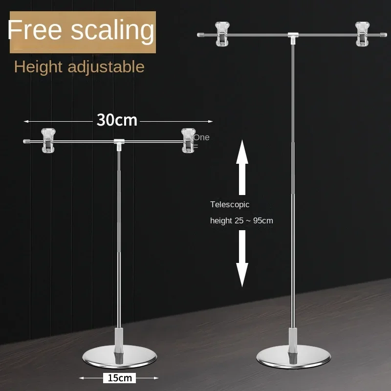 Background Stand T Shape Adjustable Desktop Background Stand for Product Photography Food Photography PropPhotographyAccessories