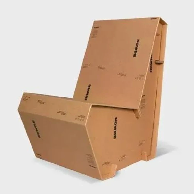 Diy Fashion corrugated paper box folding corrugated stools trade accordion paper sofas  tables paper furniture customization