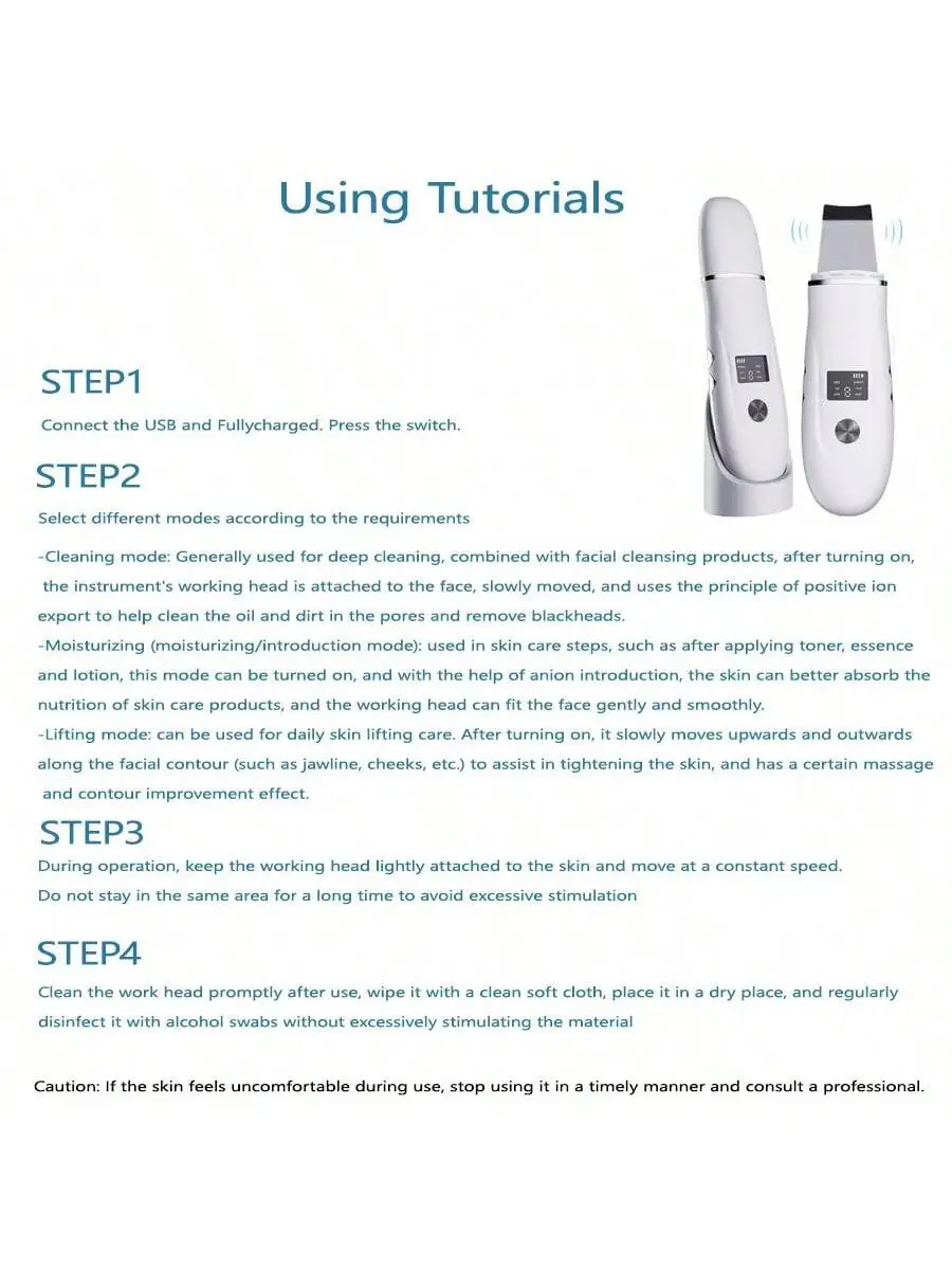 2026 بالموجات فوق الصوتية منظف الوجه تقشير الوجه الجلد الغسيل تنظيف الوجه العميق ملعقة حب الشباب المسام الوجه نظيفة قابلة للشحن #5