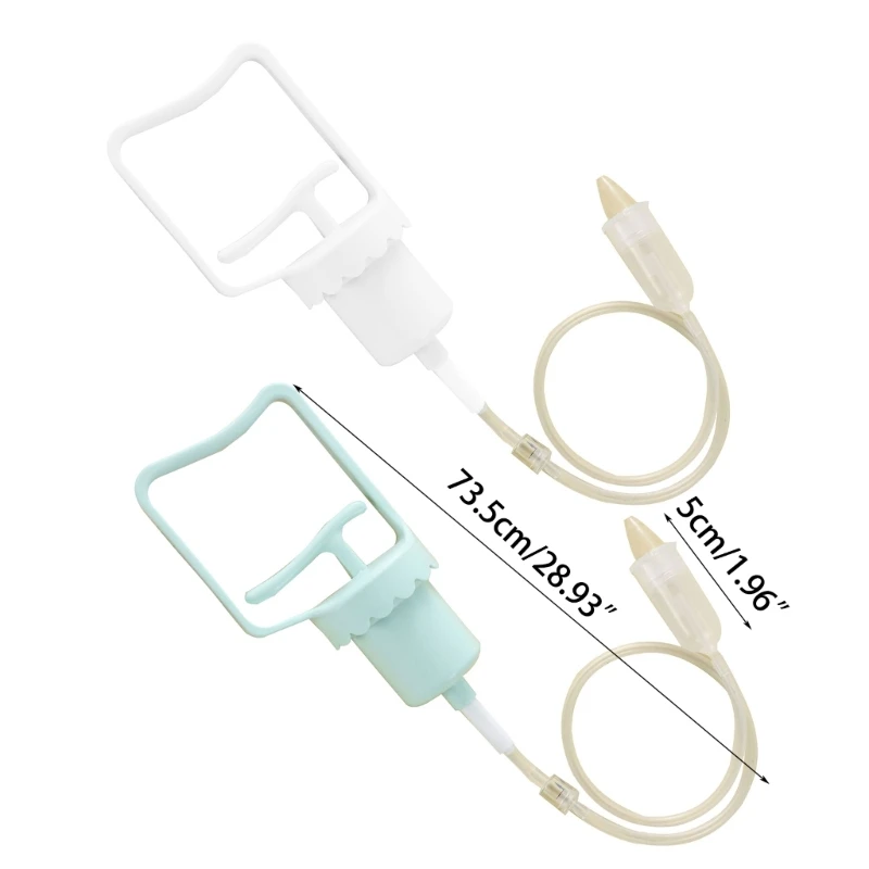 Extracteur de main Portable nez ventouse bébé aspirateur nasal principe de pression négativeSnotsucker doux Silicone nez QX2D