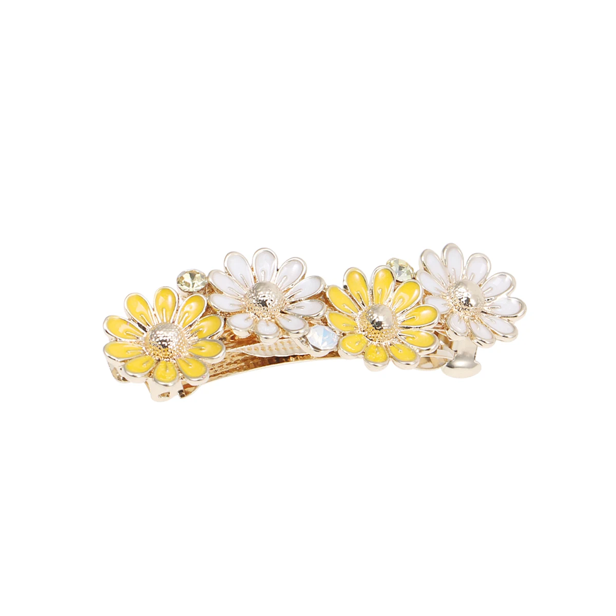 

Alloy Daisy Flower Spring Hairpin Lightweight Durable Exquisite Hair Clip For Party Travel Daily Use Fashion Tail