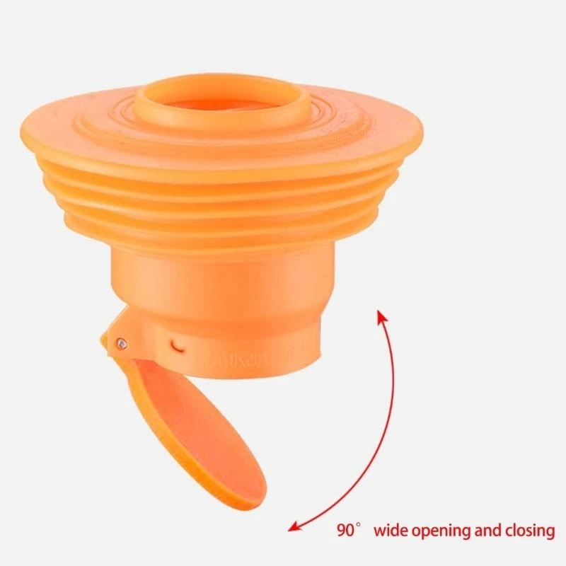 581E Washer Drain Hose Seal Plug Floor Drain Backflow Preventer AntiOdor Floor Drain Plug Sewer Drain Pipe Deodorant Cover
