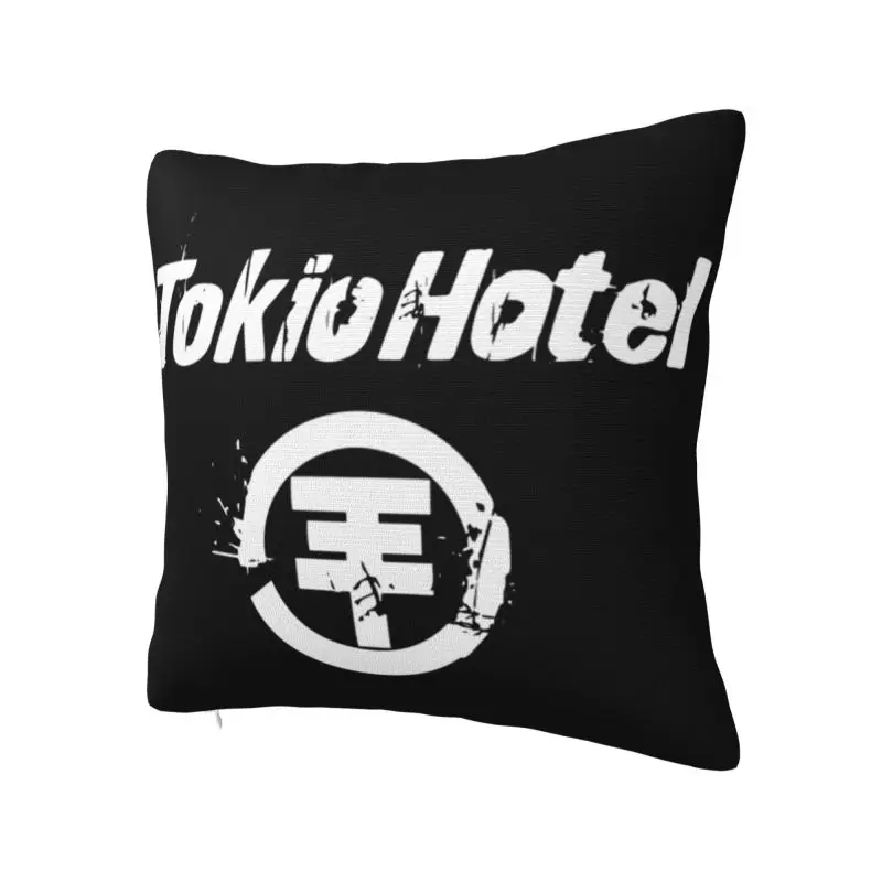 Tokio Hotel Music Pillow Case Living Room Decoration Fashion Pop Rock Chair Cushion Square Pillowcase