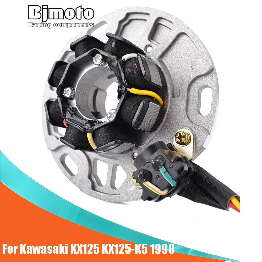

Катушка статора мотоцикла для Kawasaki KX125 KX125-K5 1998 KX 125 21003-1379 21003-1321
