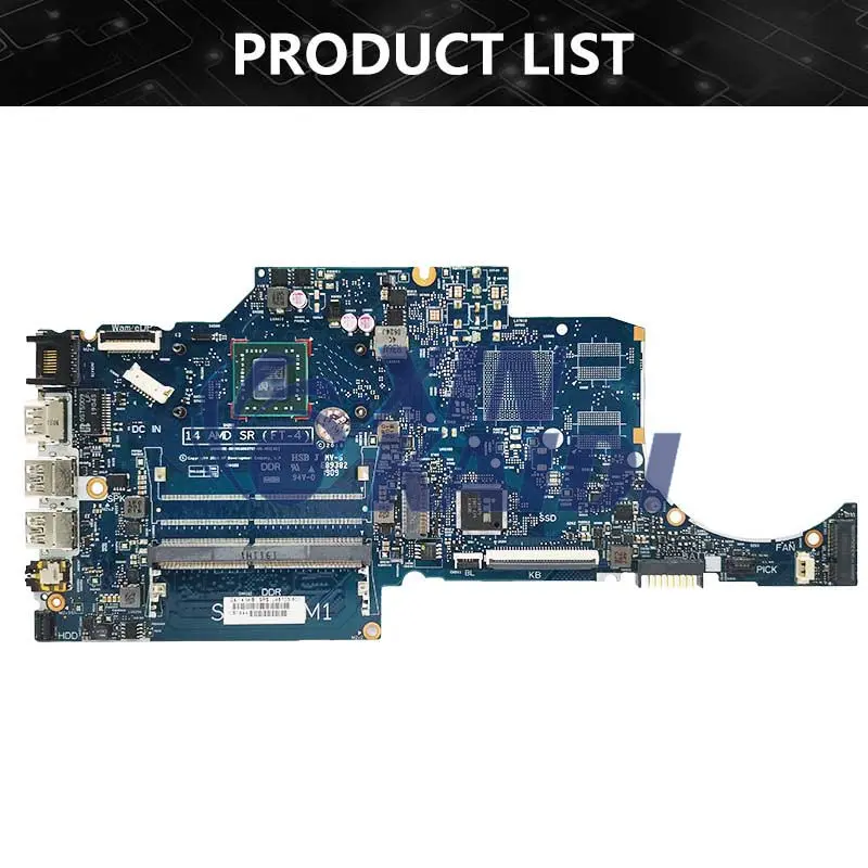 Laptop Mainboard For HP 14-DK 14S-DK 245-G8 L46705-601 6050A3063701 AM9425 Notebook Motherboard A4 A6 A9 CPU 100％ Tested